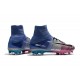 Zapatillas de fútbol Nike Mercurial Superfly 5 FG Azul Rosa Negro