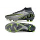 Nike Air Zoom Mercurial Superfly 9 Elite FG Gris Negro Verde