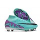 Nike Air Zoom Mercurial Superfly 9 Elite FG Hyper Turq Sueño Fuxia Negro Blanco