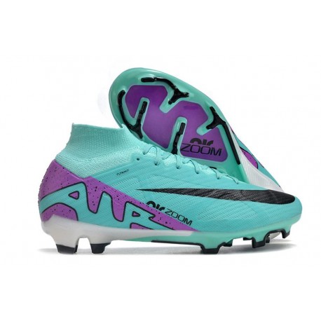 Nike Air Zoom Mercurial Superfly 9 Elite FG Hyper Turq Sueño Fuxia Negro Blanco