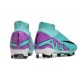 Nike Air Zoom Mercurial Superfly 9 Elite FG Hyper Turq Sueño Fuxia Negro Blanco