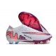 Nike Air Zoom Mercurial Vapor 15 Elite FG Blanco Rosa Azul