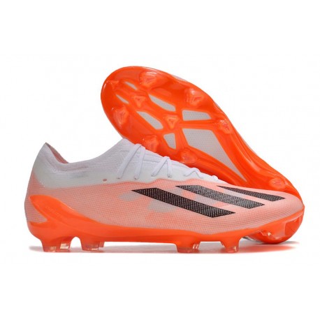 Adidas X Crazyfast Messi.1 FG Blanco Naranja Negro