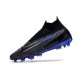 Zapatillas Nike Phantom GX Elite DF FG Negro Cromo Hyper Royal