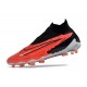 Zapatillas Nike Phantom GX Elite DF FG Carmesí Vivo Negro Blanco