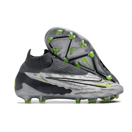 Zapatillas Nike Phantom GX Elite DF FG Gris Negro
