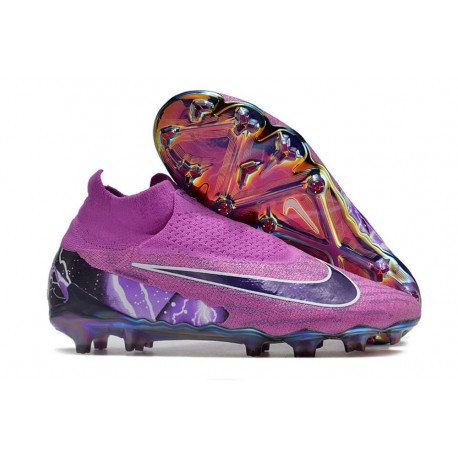 Zapatillas Nike Phantom GX Elite DF FG Violeta Negro