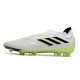 Tacos de Futbol adidas Copa Pure+ FG Blanco Negro Limón Lúcido