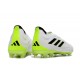 Tacos de Futbol adidas Copa Pure+ FG Blanco Negro Limón Lúcido