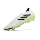 Tacos de Futbol adidas Copa Pure+ FG Blanco Negro Limón Lúcido