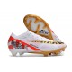 Nuevo Nike Zoom Mercurial Vapor XV Elite FG Blanco Rojo Oro