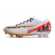 Nuevo Nike Zoom Mercurial Vapor XV Elite FG Blanco Rojo Oro