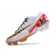 Nuevo Nike Zoom Mercurial Vapor XV Elite FG Blanco Rojo Oro