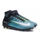 Zapatillas de fútbol Nike Mercurial Superfly 5 FG Negro Blanco Azul