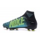 Zapatillas de fútbol Nike Mercurial Superfly 5 FG Negro Blanco Azul