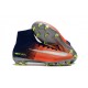 Baratas Botas de fútbol Nike Mercurial Superfly V FG Naranja Amarillo Plateado