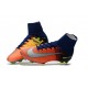 Baratas Botas de fútbol Nike Mercurial Superfly V FG Naranja Amarillo Plateado