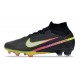 Nike Air Zoom Mercurial Superfly 9 Elite FG MR Negro Plateado de Muchos