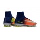 Baratas Botas de fútbol Nike Mercurial Superfly V FG Naranja Amarillo Plateado