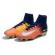 Baratas Botas de fútbol Nike Mercurial Superfly V FG Naranja Amarillo Plateado