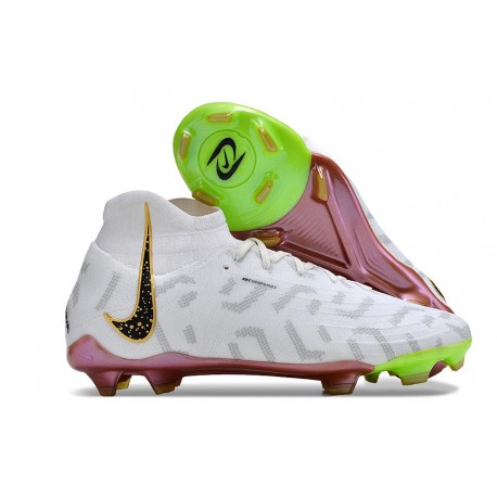 Zapatillas Nike Phantom Luna Elite FG X WWC Blanco Negro Oro