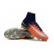 Baratas Botas de fútbol Nike Mercurial Superfly V FG Naranja Amarillo Plateado