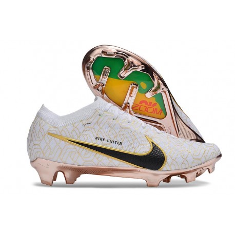 Nuevo Nike Zoom Mercurial Vapor XV Elite FG Blanco Oro Negro