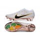 Nuevo Nike Zoom Mercurial Vapor XV Elite FG Blanco Oro Negro
