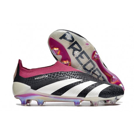 adidas Botas Futbol Predator Elite LL FG Negro Blanco Violeta