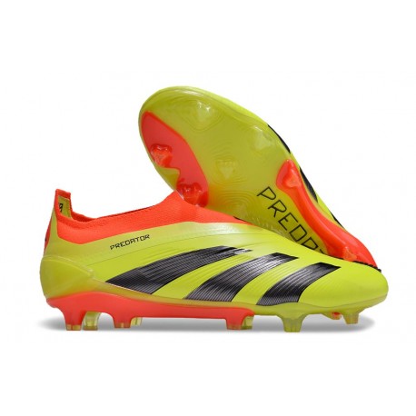 adidas Botas Futbol Predator Elite LL FG Amarillo Negro Rojo