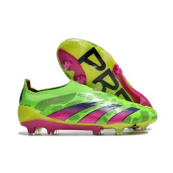 adidas Botas Futbol Predator Elite LL FG Team Verde Solar Team Shock Amarillo Limón Lúcido