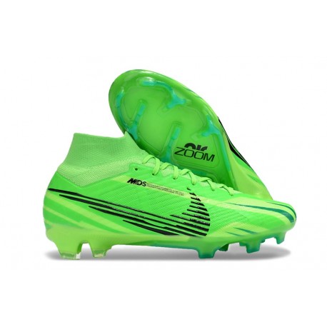 Nike Air Zoom Mercurial Superfly 9 Elite FG MDS Verde Strike Negro Stadium Verde