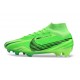 Nike Air Zoom Mercurial Superfly 9 Elite FG MDS Verde Strike Negro Stadium Verde