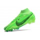 Nike Air Zoom Mercurial Superfly 9 Elite FG MDS Verde Strike Negro Stadium Verde