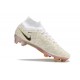 Nike Air Zoom Mercurial Superfly 9 Elite FG Blanco Oro Negro
