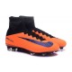 Zapatillas de fútbol Nike Mercurial Superfly V FG Para Hombre Naranja Negro Violeta