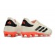 Bota adidas Copa Pure 2 Elite+ FG Marfil Negro Rojo