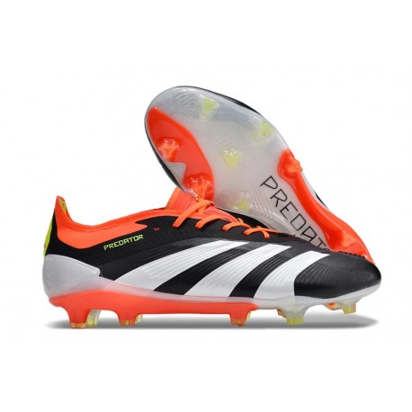Adidas 2024 Predator Elite FG Negro Blanco Rojo