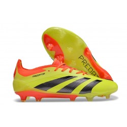 Adidas 2024 Predator Elite FG Amarillo Negro Rojo