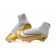 Nuevo Botas de fútbol Nike Mercurial Superfly 5 FG CR7 Quinto Triunfo Oro Blanco