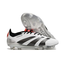 Adidas 2024 Predator Elite FG Blanco Negro Rojo