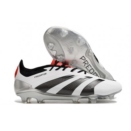 Adidas 2024 Predator Elite FG Blanco Negro Rojo