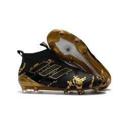 Zapatos de fútbol adidas Ace 17+ Purecontrol FG Paul Pogba Capsule Negro Oro