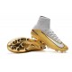 Nuevo Botas de fútbol Nike Mercurial Superfly 5 FG CR7 Quinto Triunfo Oro Blanco