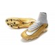 Nuevo Botas de fútbol Nike Mercurial Superfly 5 FG CR7 Quinto Triunfo Oro Blanco