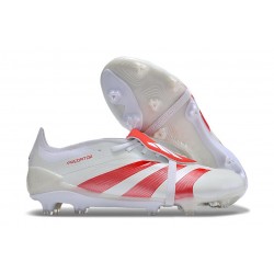 Zapatos Fútbol Adidas Predator Elite FT FG Blanco Rojo