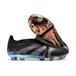 Zapatos Fútbol Adidas Predator Elite FT FG Negro Carbón