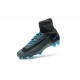 Zapatillas de fútbol Nike Mercurial Superfly V FG Para Hombre Gris Azul Negro