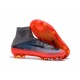 Nuevo Botas de fútbol Nike Mercurial Superfly 5 FG Gris Rojo Negro