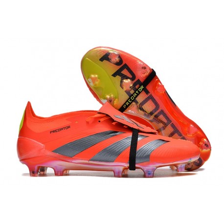 Zapatos Fútbol Adidas Predator Elite FT FG Rojo Negro Amarillo
